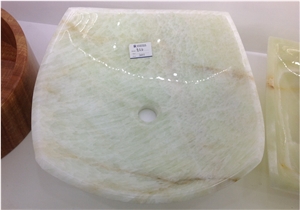 Stone Sinks Manufacture China 440*440*140 Rough White Dragon Onyx Stone Sinks Manufacture China 440*440*140 Rough White Dragon Onyx