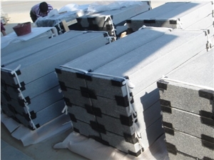 China G654 Granite Kerbstone / China Dark Grey Granite / Graphite Grey / Pangdan Dark / Ash Grey / Road Side Stone