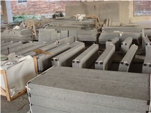 China G654 Granite Kerbstone / China Dark Grey Granite / Graphite Grey / Pangdan Dark / Ash Grey / Road Side Stone