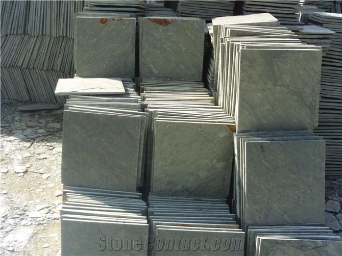 China Green Slate Tiles/Walling/Flooring/Paving/Rusty/China Slate Tiles