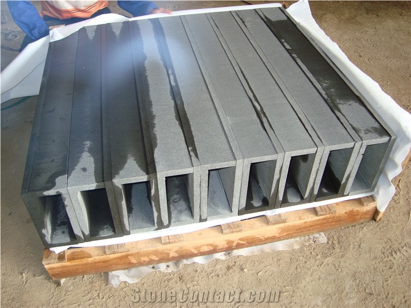 China Hainan Black Basalt Swimming Pool Coping/Coper/Dark Basalt/Border