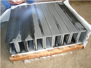 China Hainan Black Basalt Swimming Pool Coping/Coper/Dark Basalt/Border