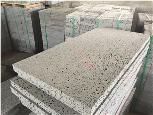 China Moon Surface Basalt Tiles & Slabs /Hainan Grey Basalt/Lava Stone /Basaltina/Basalto/Inca Grey/Moon Surface Walling ,Flooring,Cladding Slabs & Tiles