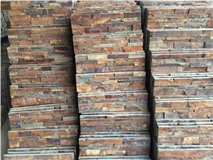 China Multicolor Slate Culture Stone/Ledge Stone/Stacked Stone/Rusty/Paving/Walling