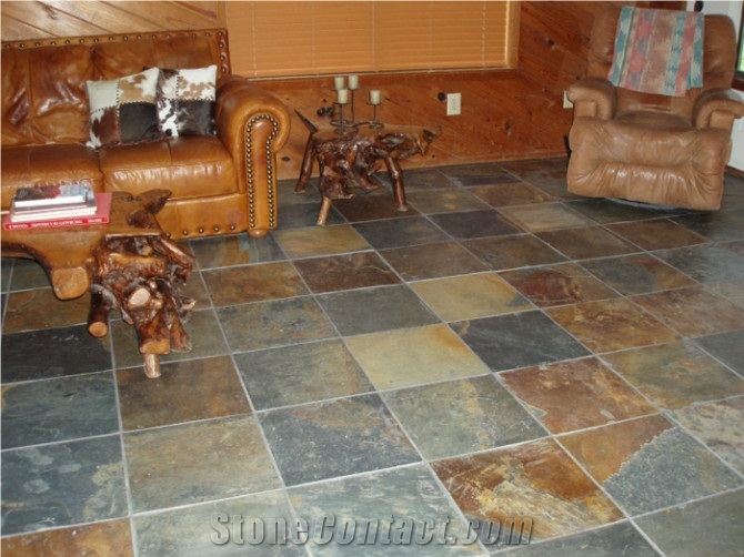 China Rusty Slate Stacked Stone Flooring & Walling Tiles,Cultured Stone,Ledge Stone for Wall Panel Decor