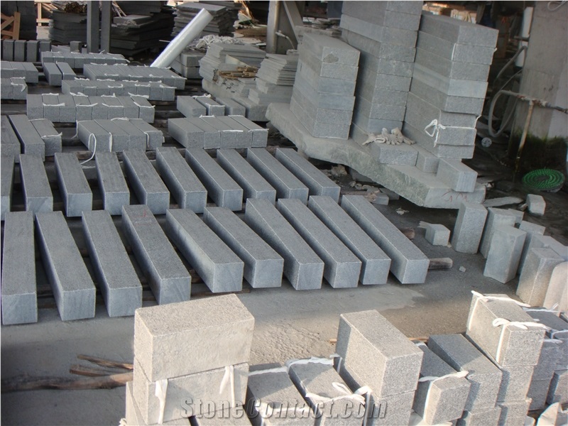 G654 Granite Kerbstone / China Dark Grey Granite / Graphite Grey / Pangdan Dark / Ash Grey / Road Side Stone