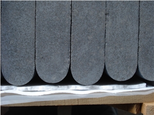G684 Black Basalt Pool Coping,Black Pearl Pool Tiles,Raven Black Bullnose Edging Swimming Pool Tiles, G684 Pool Coping