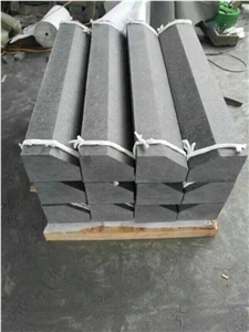 G684 Kerbstone,China Fuding Black Granite Kerbstone,Raven Black,Black Pearl,Fuding Black Kerbstone