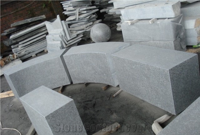 G684 Kerbstone / Hainan Black Basalt Curbstone / Black Pearl / Raven Black