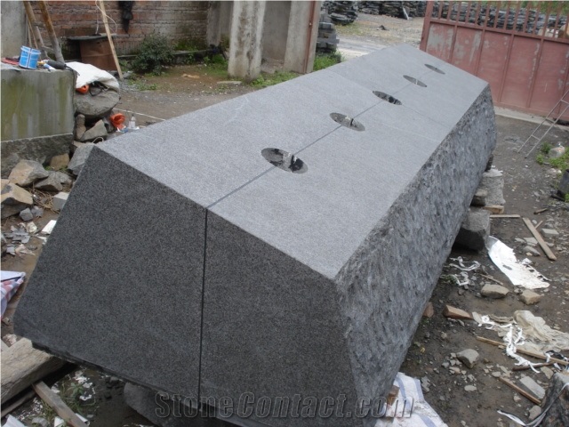 G684 Kerbstone / Hainan Black Basalt Curbstone / Black Pearl / Raven Black