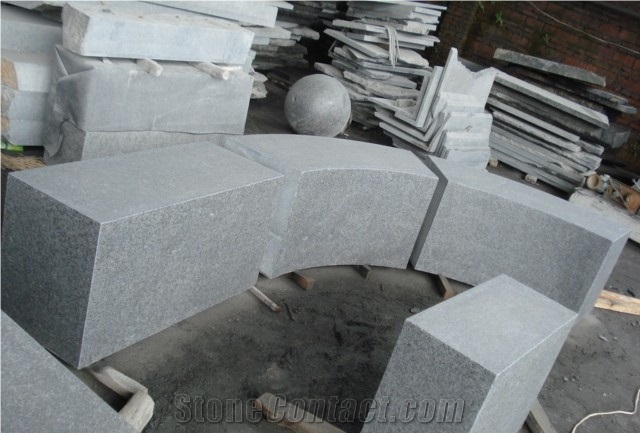 G684 Kerbstone / Hainan Black Basalt Curbstone / Black Pearl / Raven Black