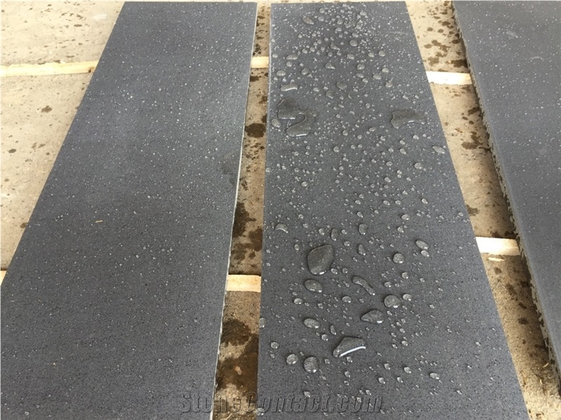 Hainan Black Basalt/Dark Basalt/Tiles&Slabs/Dark Blue Stone, China Black Basalt