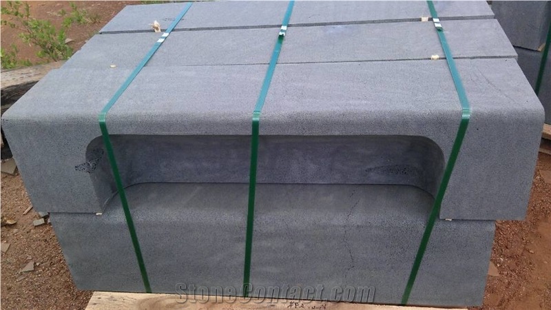 Hainan Black Basalt Kerbstone/Dark Basalt/China Dark Bluestone