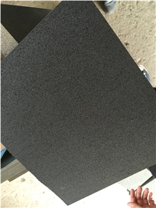 Hainan Black Basalt Tiles & Slabs /Dark Basalt/Dark Blue Stone/Walling/Paving/Flooring/Sawn, China Black Basalt