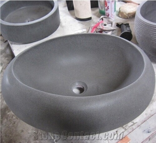 Inca Grey, Grey Basalt, Basaltina , Basalto Square, Rectangle,Round,Rhombus,Oval,Irregular Shape Sinks