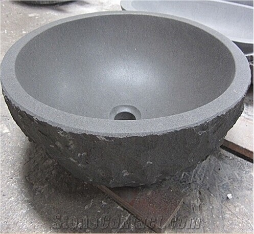 Inca Grey, Grey Basalt, Basaltina , Basalto Square, Rectangle,Round,Rhombus,Oval,Irregular Shape Sinks
