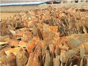 Random China Multicolor Slate Flagstones/Rusty/Paving/Flooring/Walling