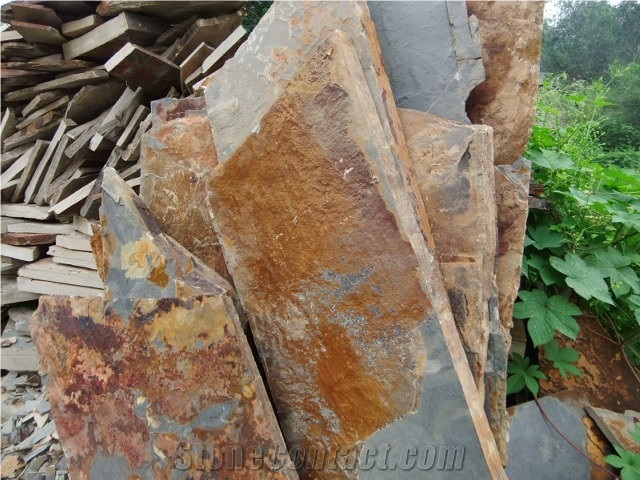Random/Slate/Rusty/Multicolor/Paving/Flooring/Walling/Flagstones