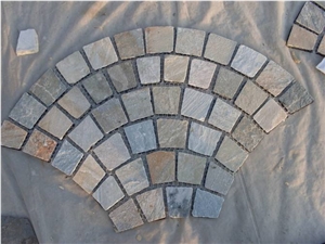 Slate/Cobble Stone/Rusty/On Mesh/Walling/Paving/Flooring/Multicolor