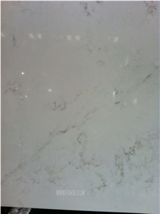 Artifical Stone, Quartz Surface Same Color as Carrara Marble