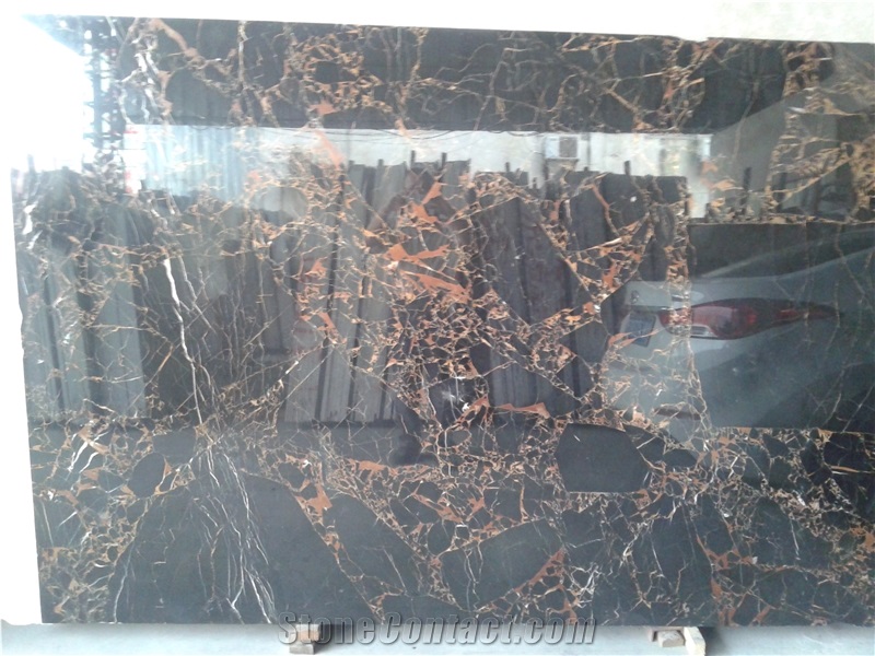 Nero Portoro Marble Slabs & Tiles, China Portoro Black Marble, Athens Golden Black Marble , Chinese Nero Portoro Marble,Montmartre Marble