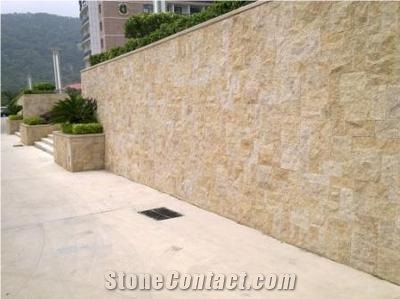 G682 Granite Wall Cladding,China Yellow Granite Exterior Decoration,G682 Wall Covering