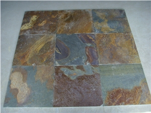 Irregular Random/Cut-To-Size Chinese Rust Slate Cultured Stone,Wall Cladding,Stacked Stone Veneer Clearance,On Sale
