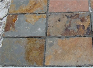 Irregular Random/Cut-To-Size Chinese Rust Slate Cultured Stone,Wall Cladding,Stacked Stone Veneer Clearance,On Sale