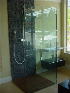 Pebble Stone Mosaic Shower Tray,Interior or Exterior Decoration