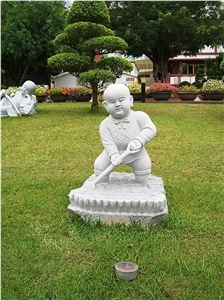 White Marble Human Sculpture&Handcrafts Man Sculpture&Garden Man Sculpture&Artifacts Man