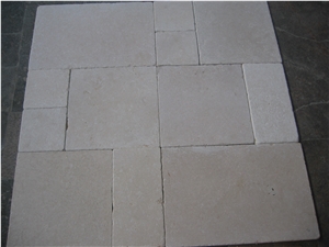 Sinai Pearl Limestone Pattern Tumbled, Beige Limestone Tiles
