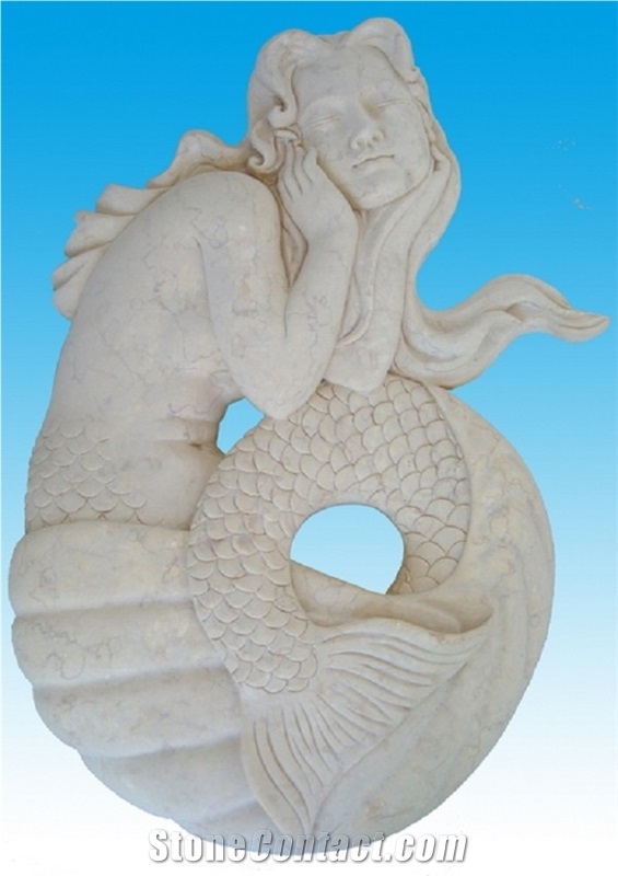 Sr-011, White Marble Relief & Etching