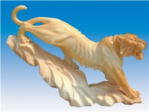 Stone Animal Sa-014, Red Granite Sculpture & Statue