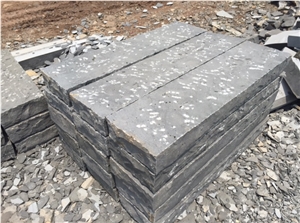 Basalt Vietnam Stairs & Steps, Grey Basalt Stair Risers