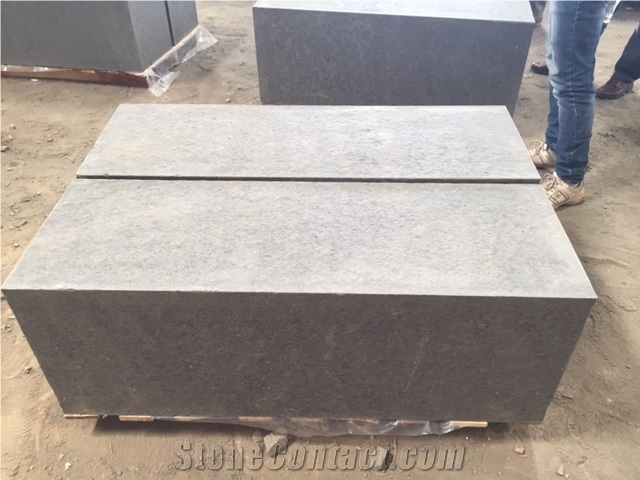 Basalt Vietnam Stairs & Steps, Grey Basalt Stair Risers