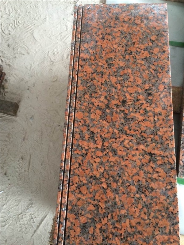 China G562 Big Red Granite Maple Leaf Red Stairs and Risers, Wall Cading , Floor Covering and Wall Tiles, Take Project Orders, Maple Leaf Red Granite Stairs & Steps