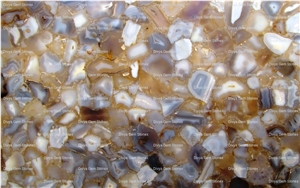 Mix Grey Agate Semiprecious Stone
