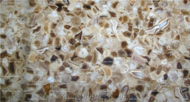 Mix Grey Agate Semiprecious Stone