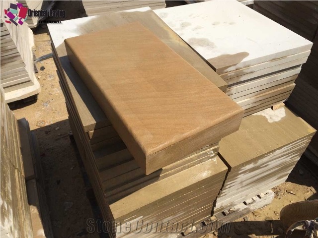 beige sandstone stair,sandstone stair riser,sandstone steps,stair treads,landscaping stone