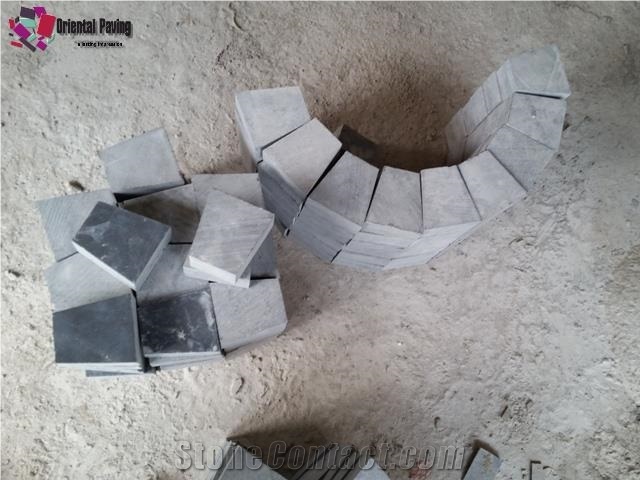 Blue Limestone Pavers,Cube Stone,Limestone Paving Sets,Driveway Paving Limestone