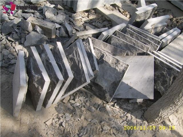 blue limestone pavers,limestone paving sets,cube stone,floor limestone covering