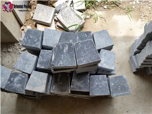 China Blue Limestone Cubes Stone & Pavers,Antique Cube Stones, Blue Limestone Tumbled Cobble Stone