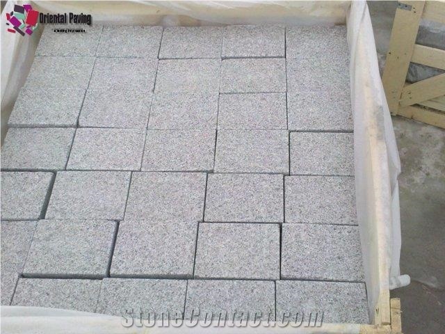 China Grey Granite Pavers & Cobble Stone