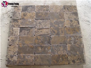 Golden Coast Limestone Cube Pavers,Limestone Paving Sets,Landscaping Stone,Tiles,Paving Block Limestone