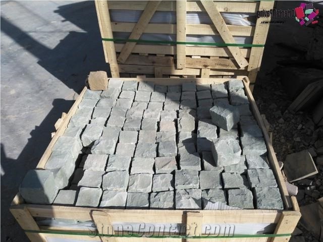 Grey Sandstone Cube,Sandstone Paving Sets,Cobble Stone,Paving Stone,Landscaping Stone