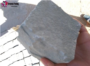 Paving Grey Cube Stone, Cube Sandstone, China Grey Sandstone, Cobble Sandstone for Paving