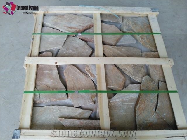 Quartzite Stone for Paving,Flagstone,Natural Quartzite Flagstones,Random Flagstones,Irregular Flagstones