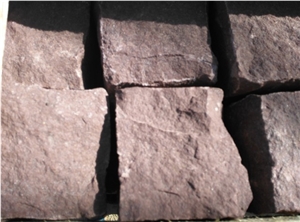 Red Cube Sandstone,Red Sandstone Cobblestone,Red Sandstone Paving Sets,Red Sandstone Pavers,Landscaping Red Stone