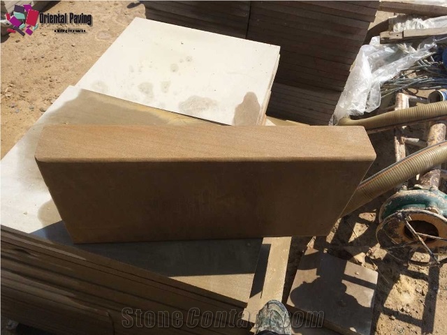 Sandstone Steps, Mint Yellow Sandstone Exterior Steps, China Yellow Sandstone Stairs & Steps