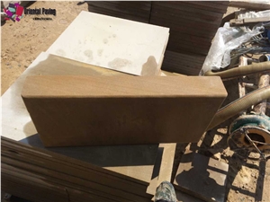 Sandstone Steps, Mint Yellow Sandstone Exterior Steps, China Yellow Sandstone Stairs & Steps